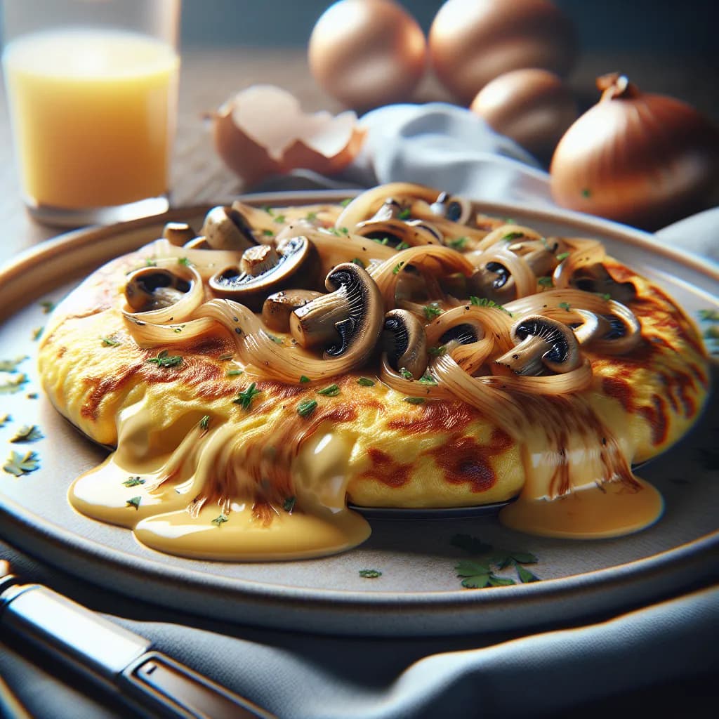 Omelette aux Champignons