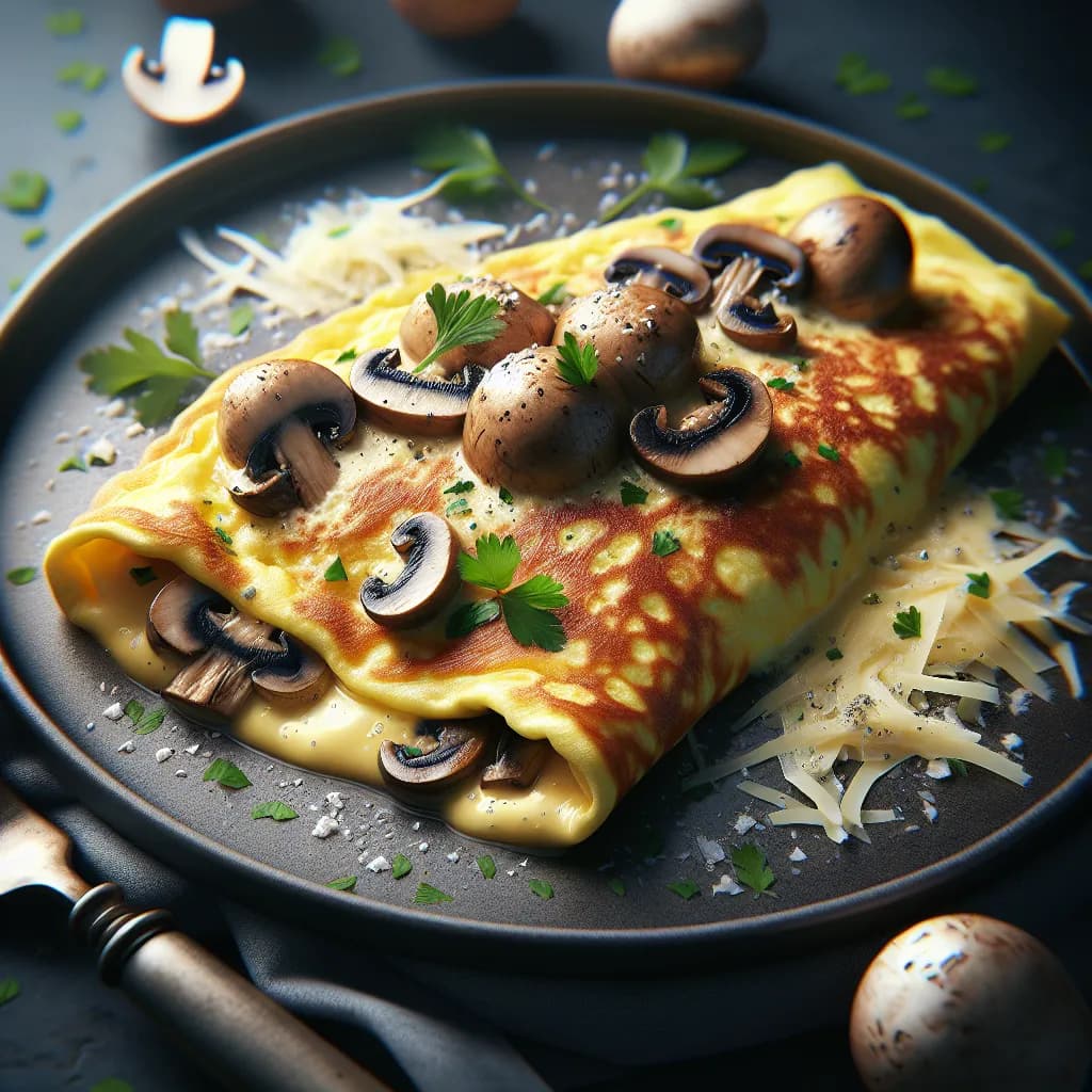Omelette aux Champignons