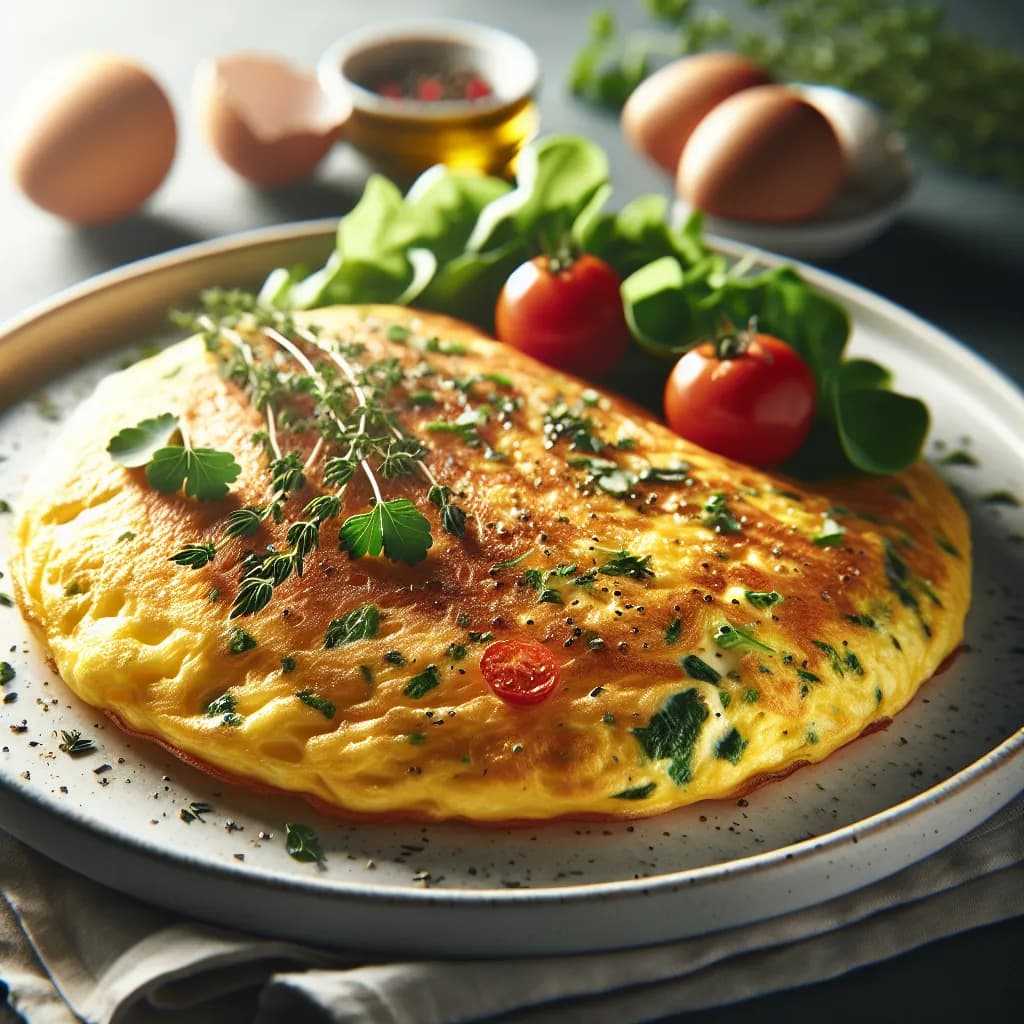Omelette aux fines herbes