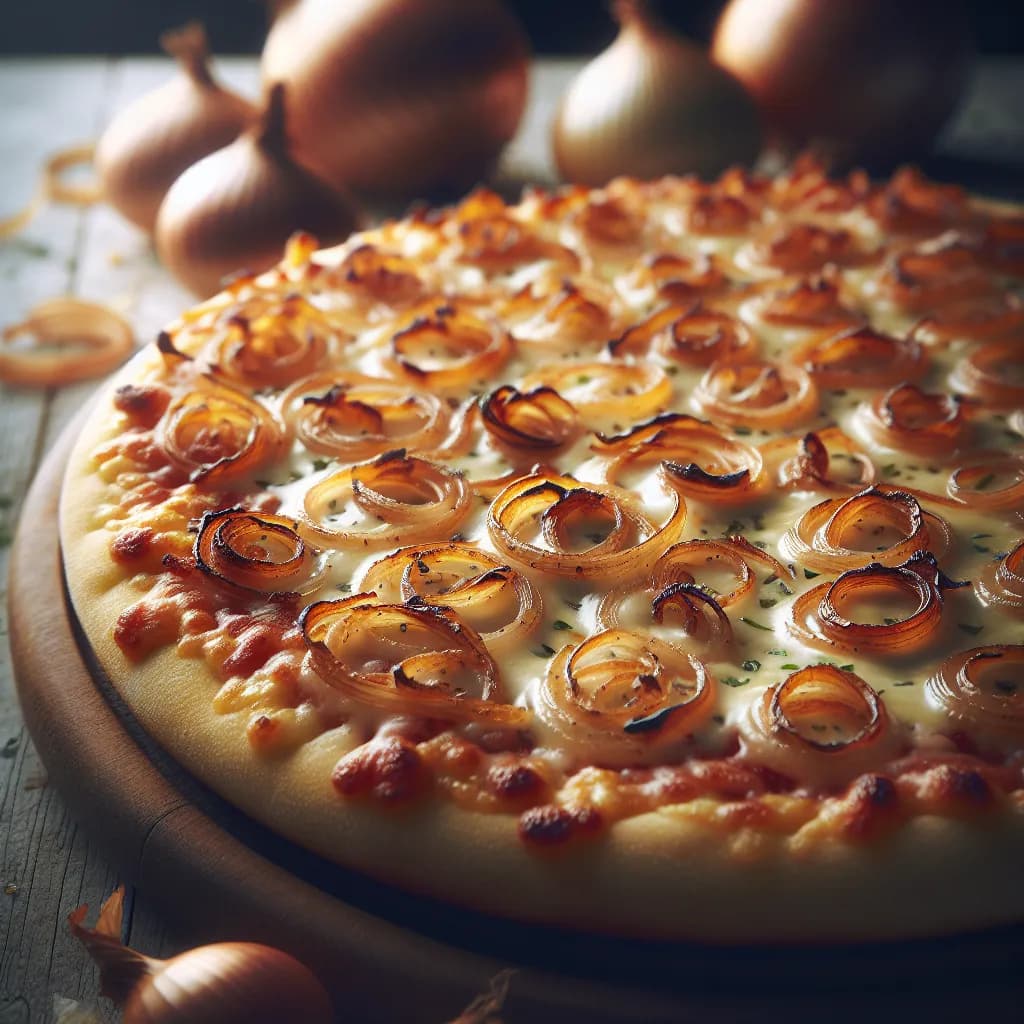 Onion Cheese Pizza