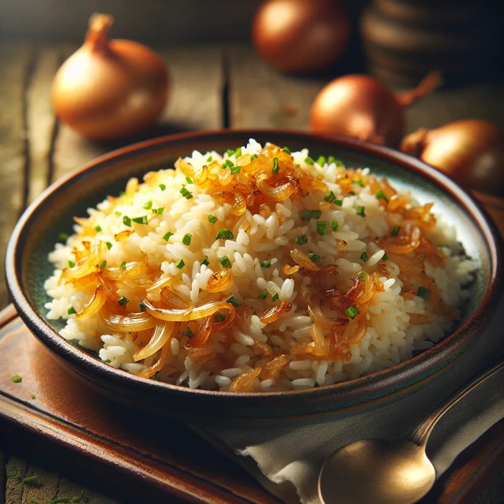 Onion Rice Delight
