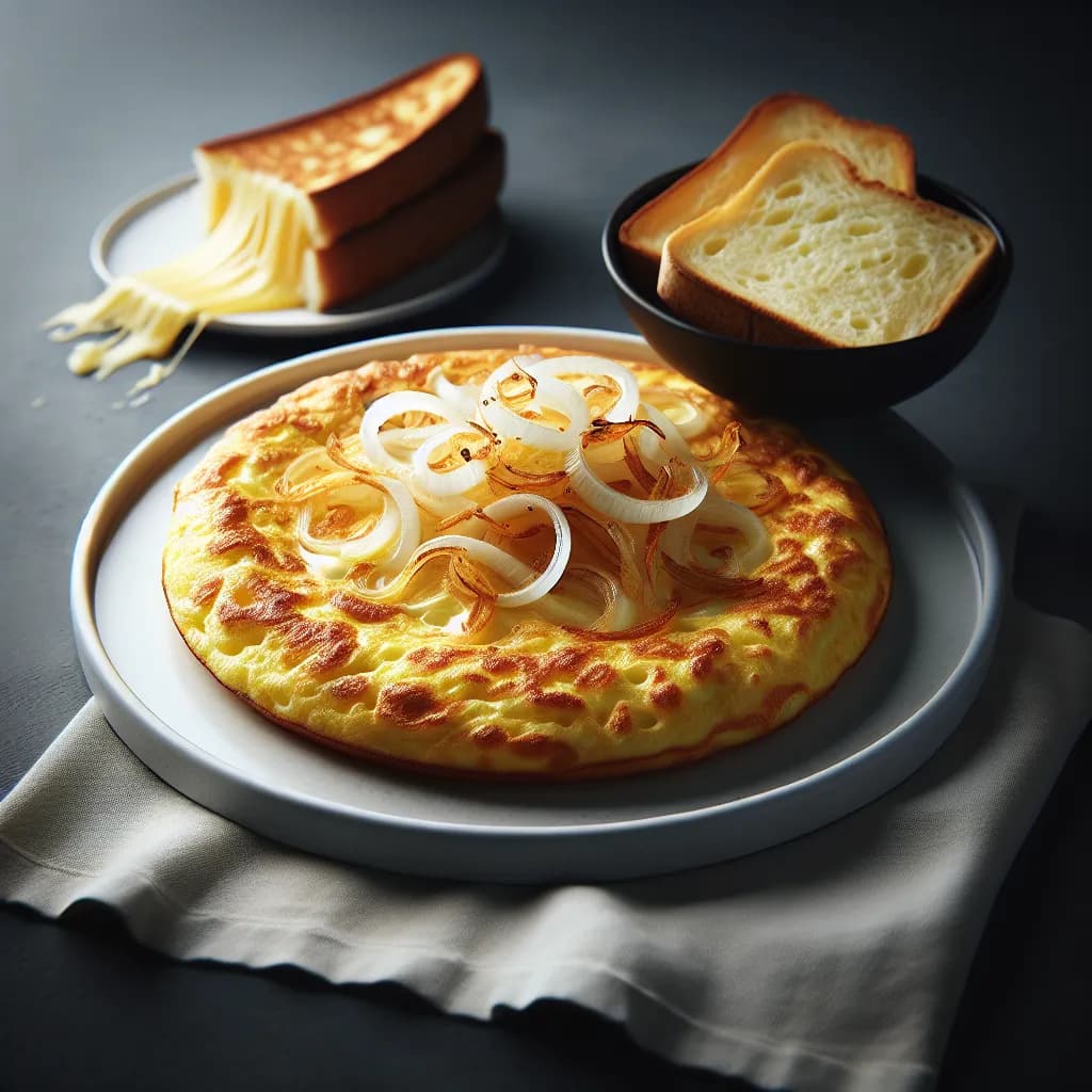 Onion and Cheese Omelette