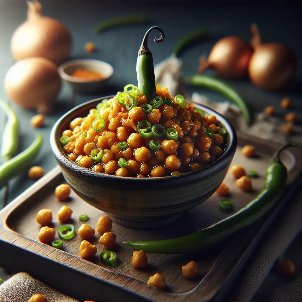 Onion and Fried Gram Chutney