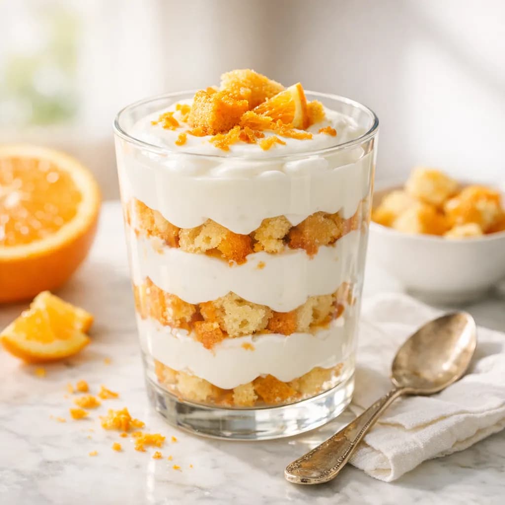 Orange Yogurt Breakfast Parfait