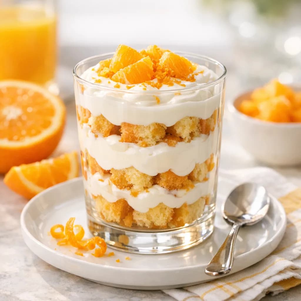 Orange Yogurt Breakfast Parfait