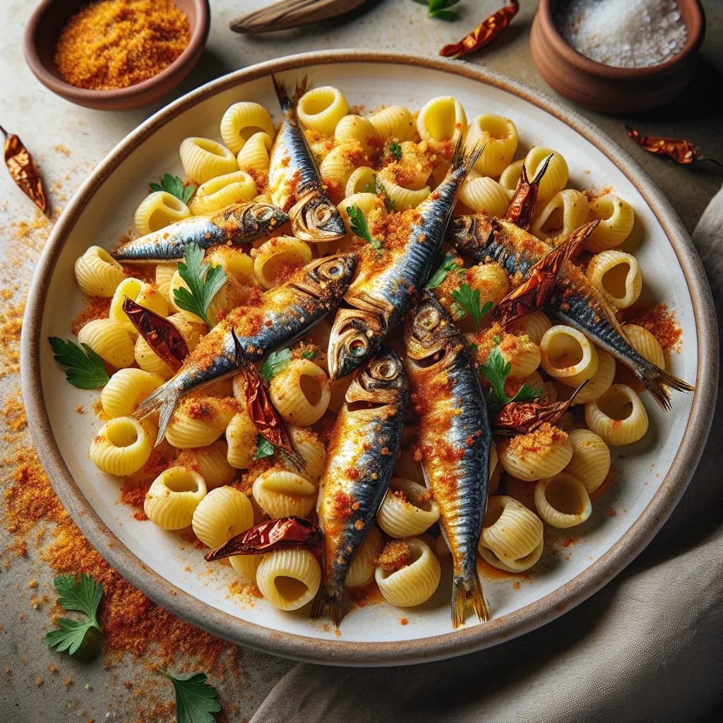 Orecchiette Piccanti con Sarde