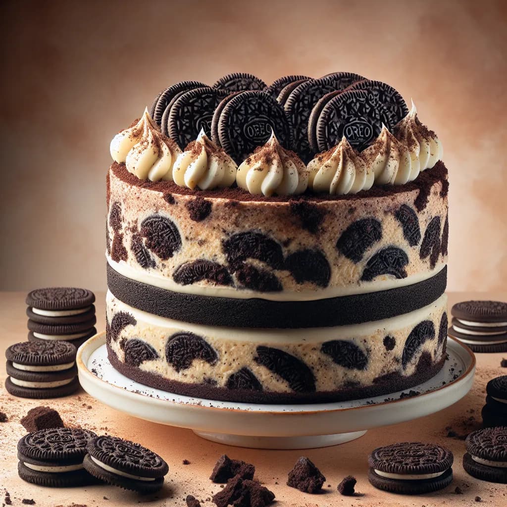 Oreo Eggless Cake