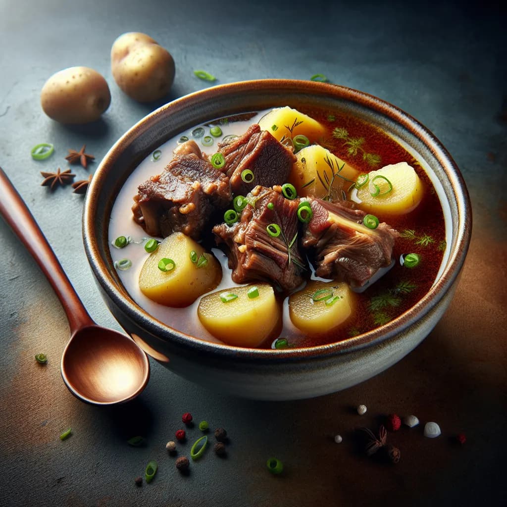 Oxtail and Potato Soup
