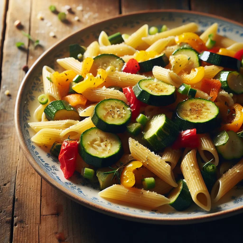 Pâtes aux légumes