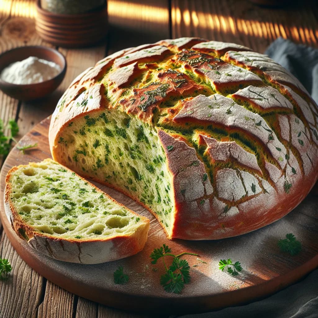 Pain Algérien aux Herbes