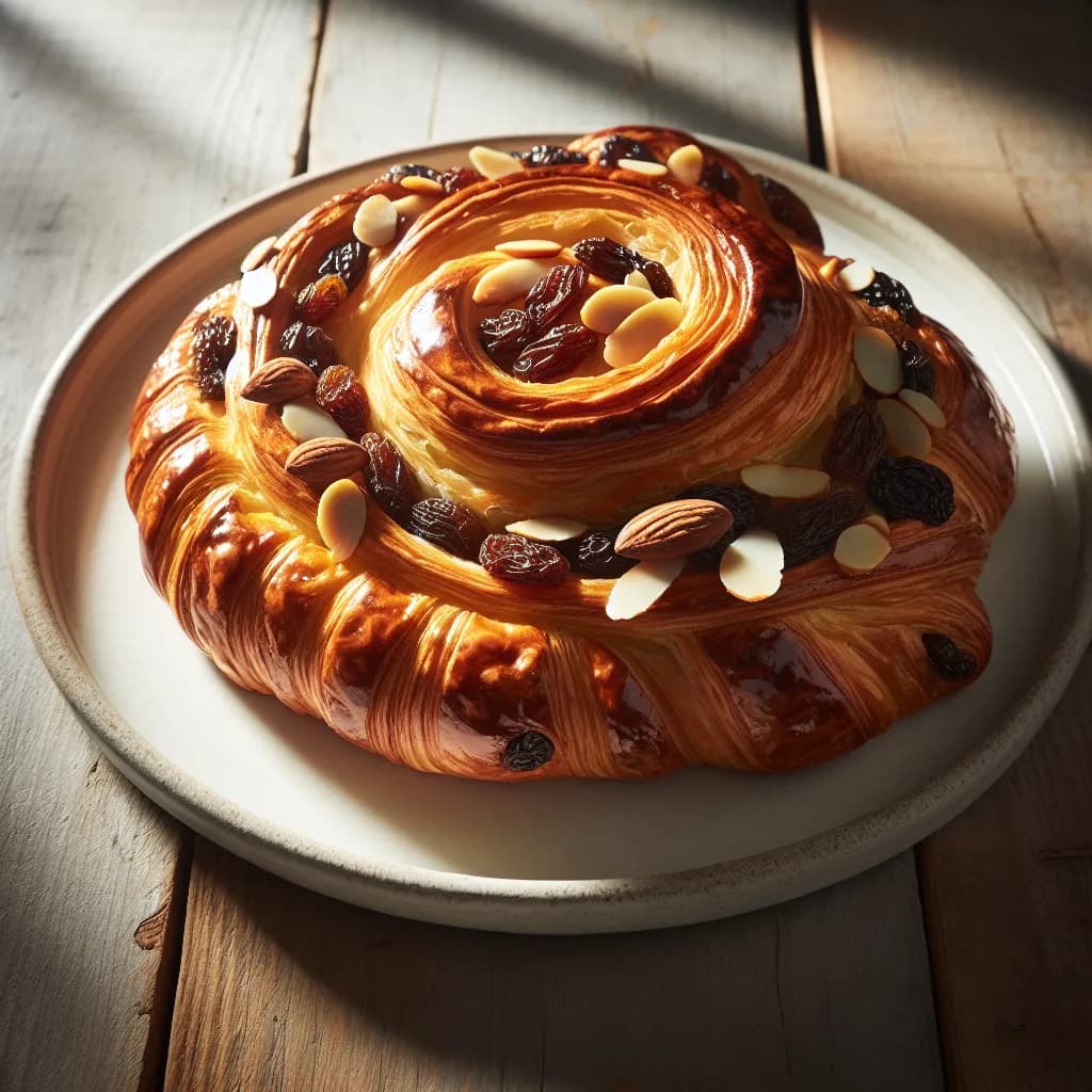 Pain au Raisin et Amandes