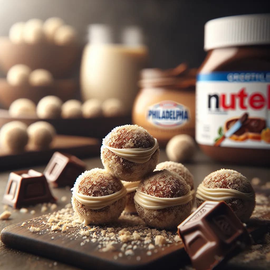Palline di Nutella e Philadelphia