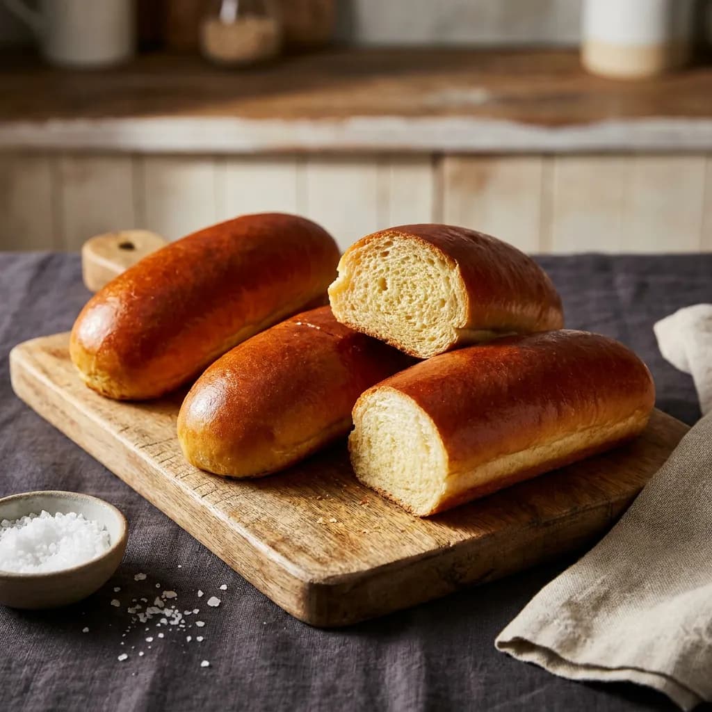 Pan de perros calientes
