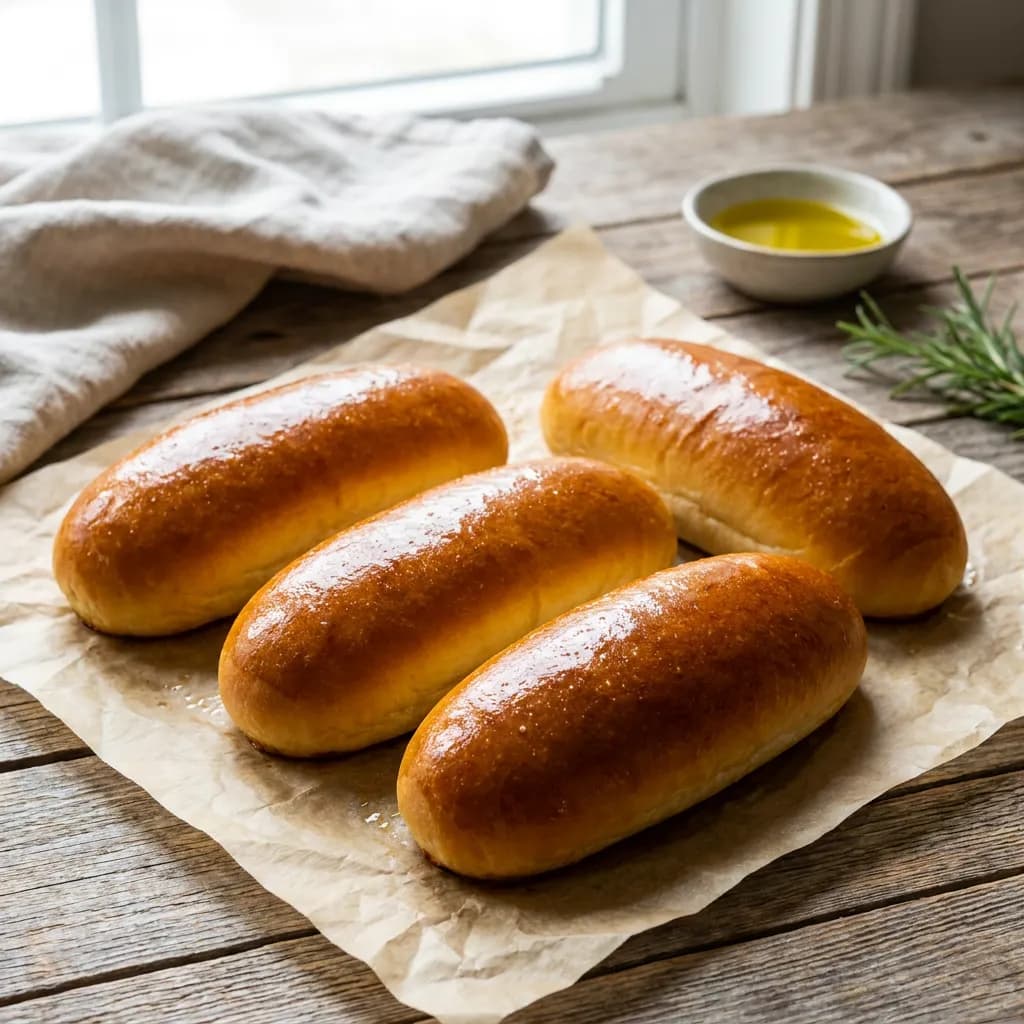 Pan de perros calientes