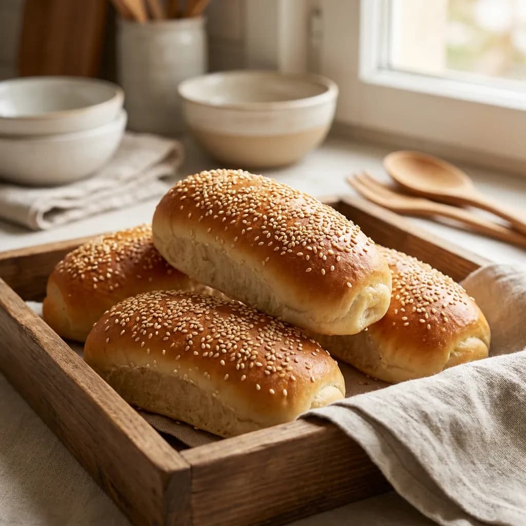 Pan de perros calientes