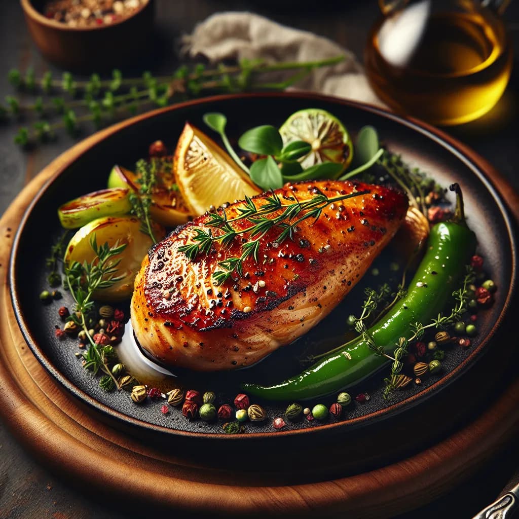 Pan-Seared Chicken with Herb Seasoning