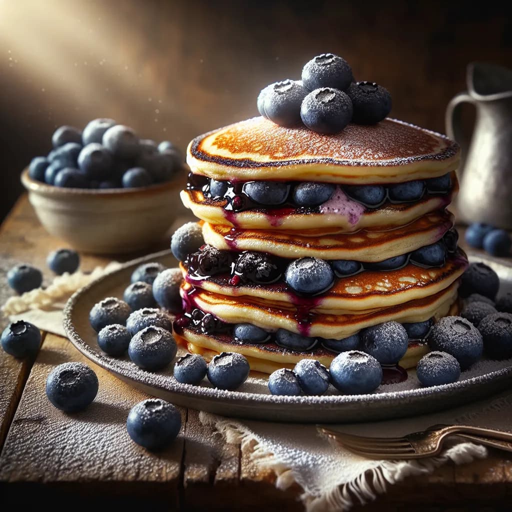 Pancake Sani ai Mirtilli