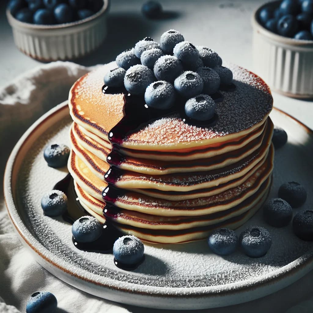 Pancake ai mirtilli