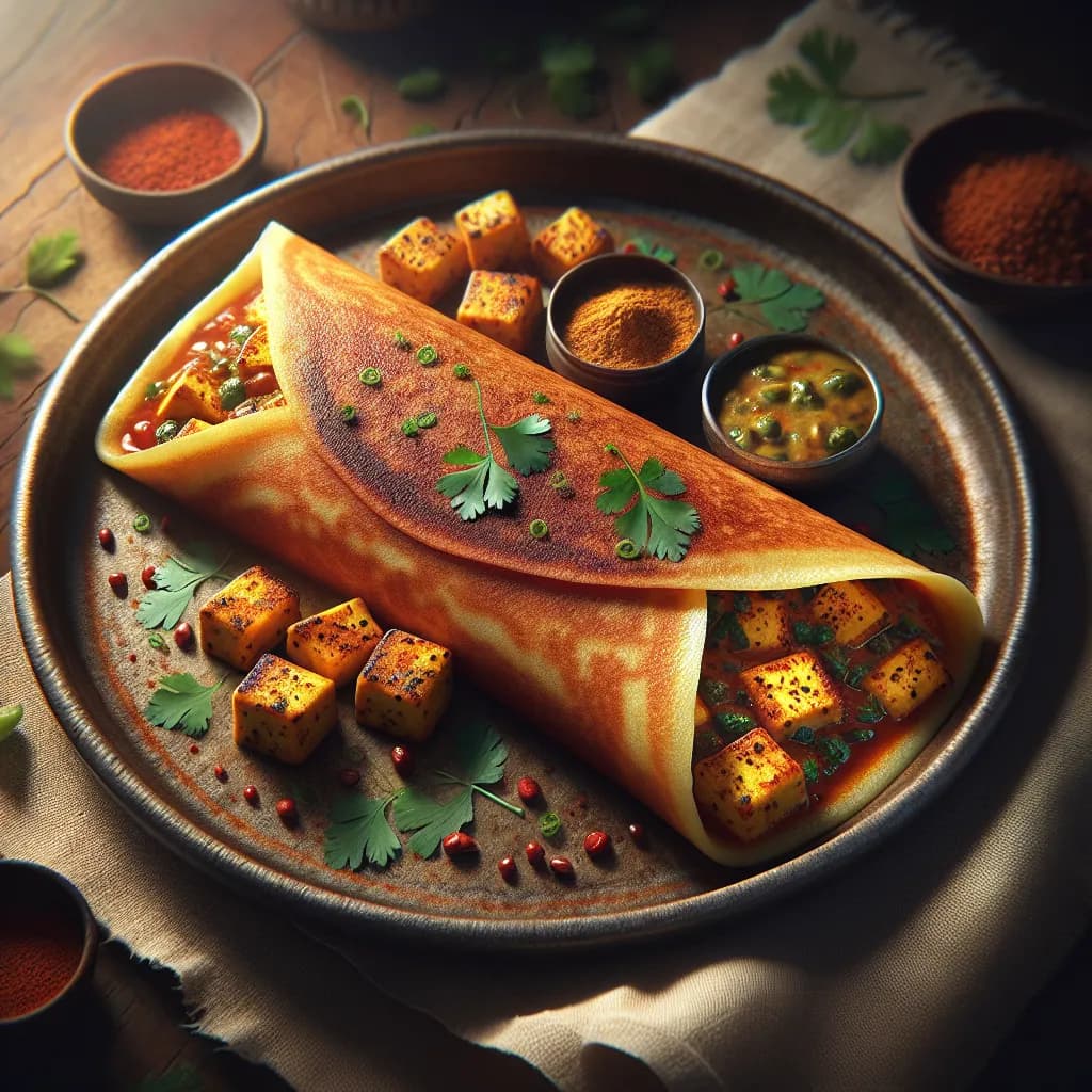 Paneer Masala Dosa