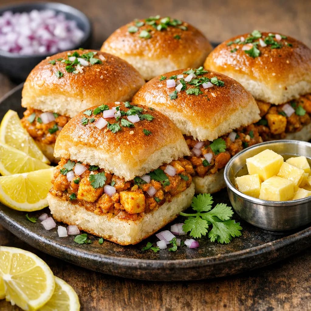 Paneer Pav Bhaji Sliders