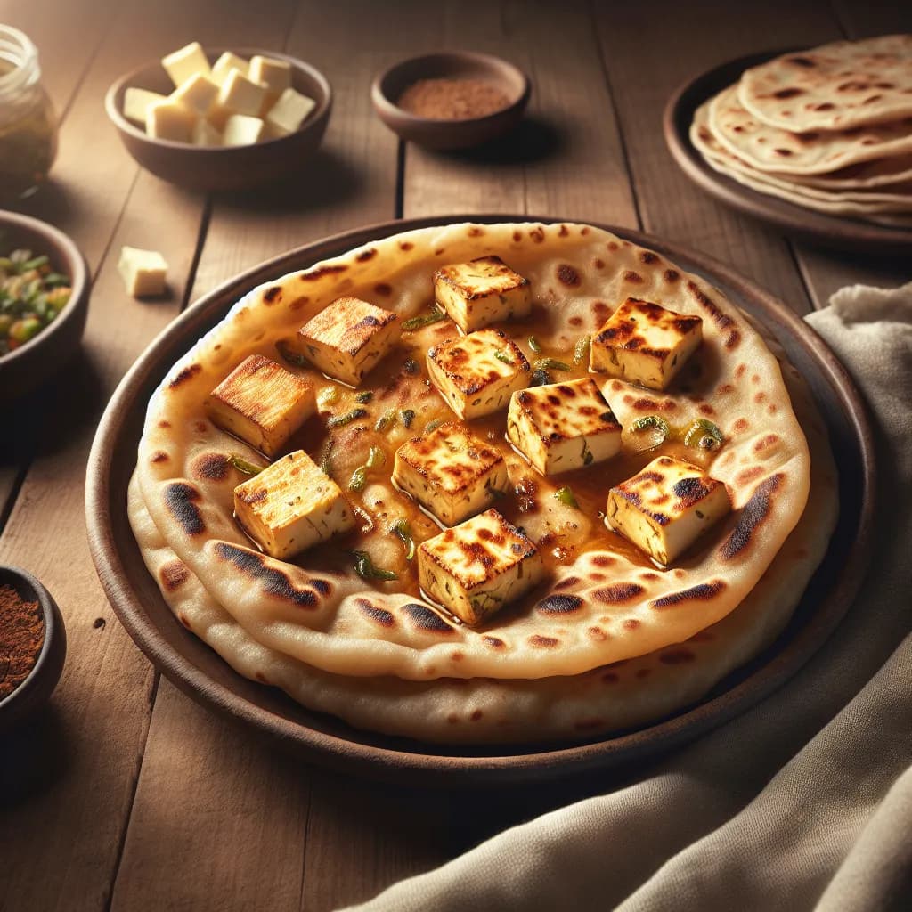 Paneer Stuffed Chapati