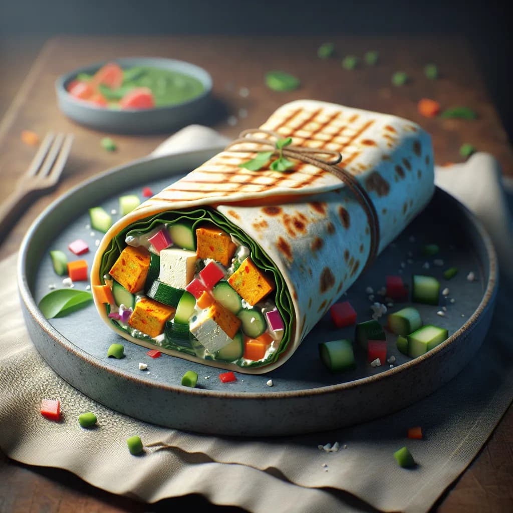 Paneer Veggie Wrap