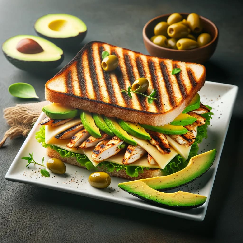 Panini al Pollo e Avocado