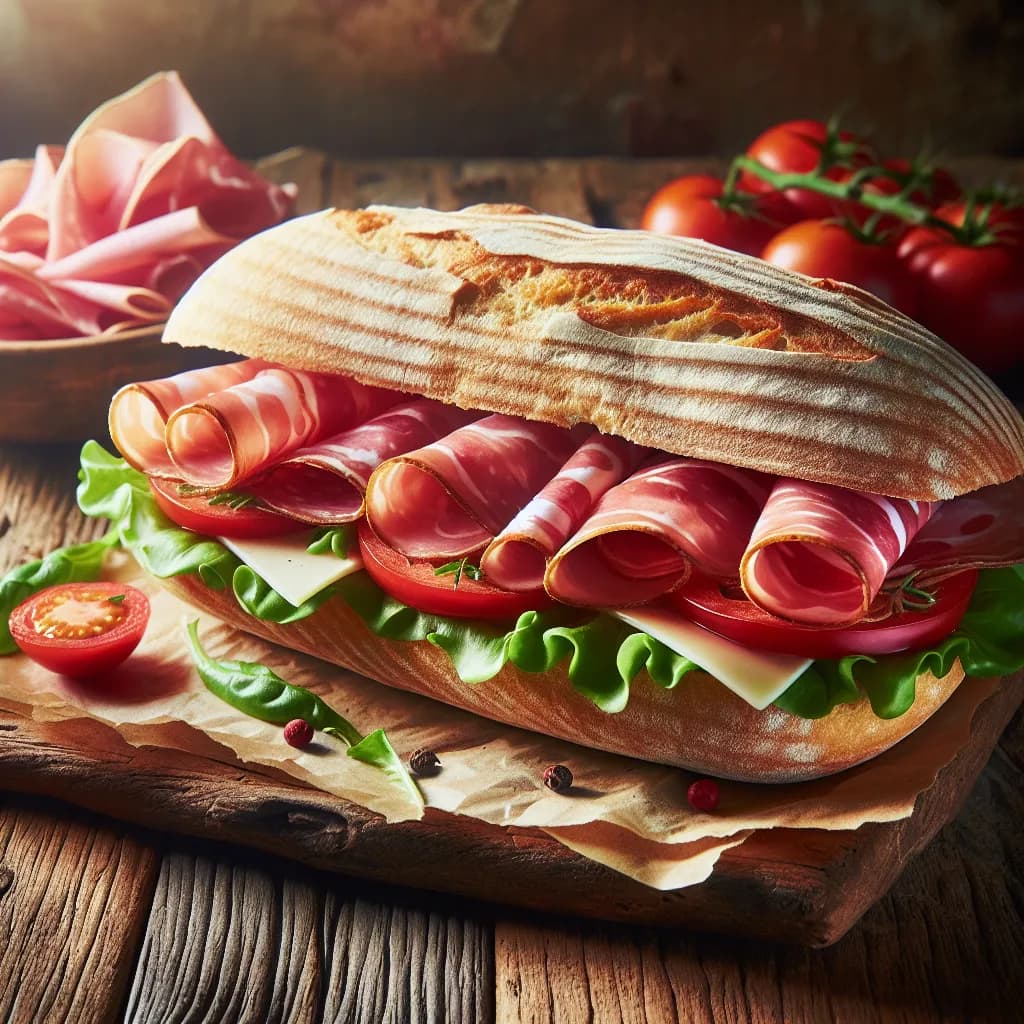 Panino con Affettato e Formaggio