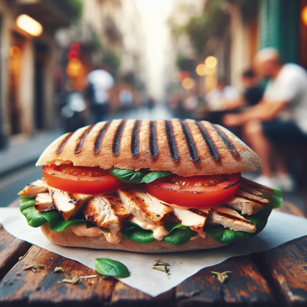 Panino con Pollo alla Griglia
