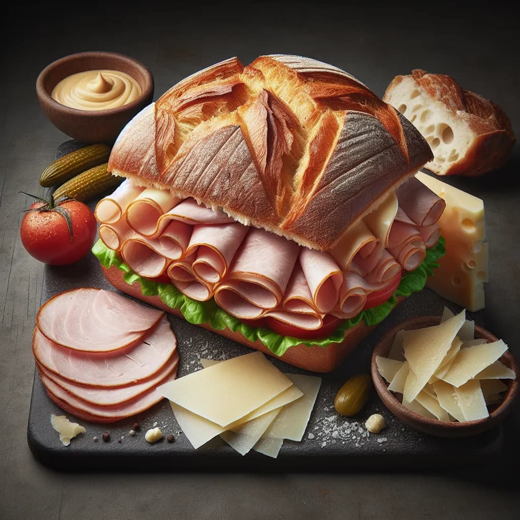 Panino con Tacchino e Parmigiano