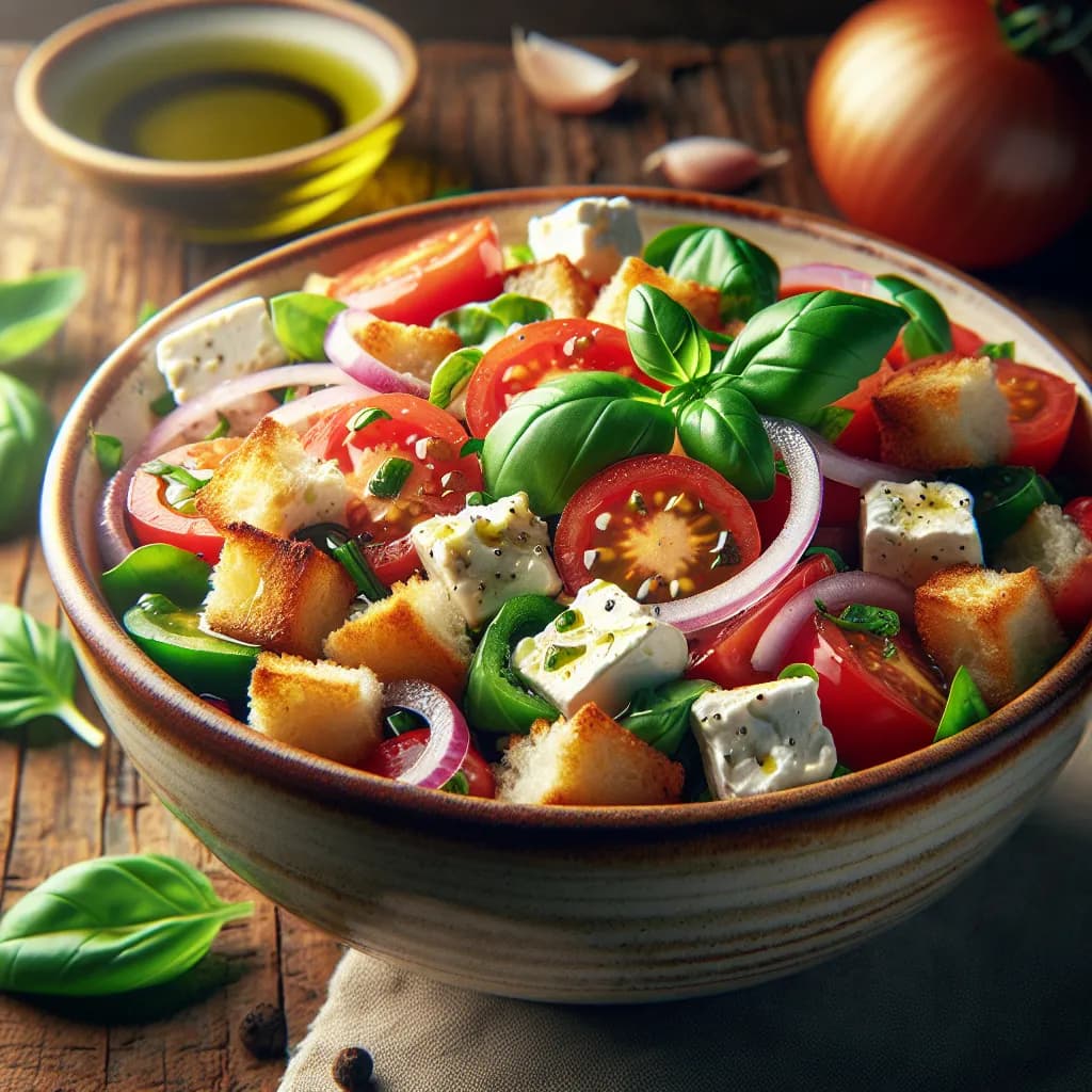 Panzanella with Cheese Curd