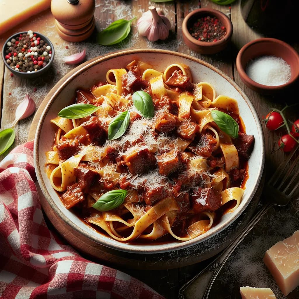 Pappardelle al Ragù di Cinghiale
