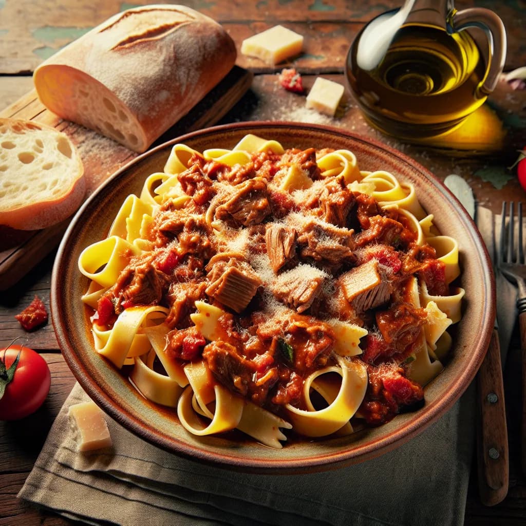 Pappardelle al Ragù di Cinghiale