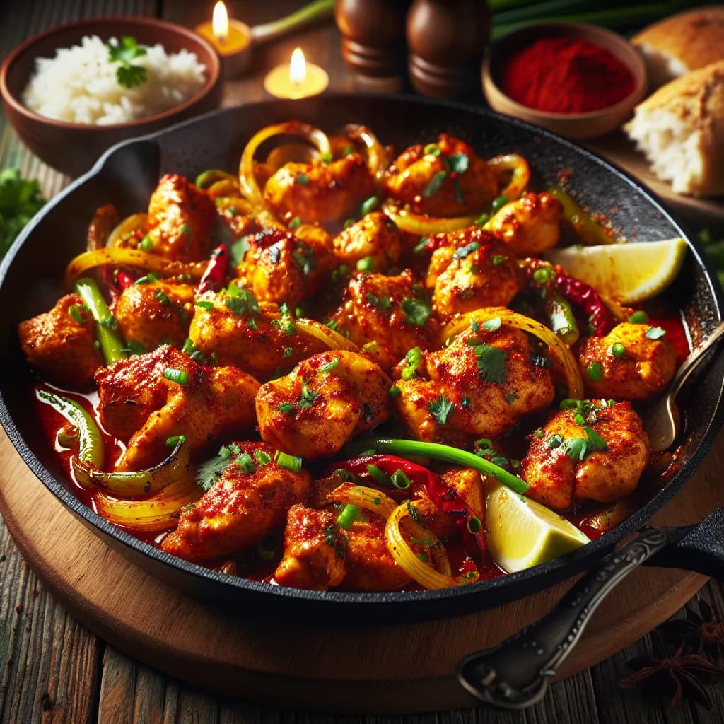 Paprika-Hähnchen-Pfanne