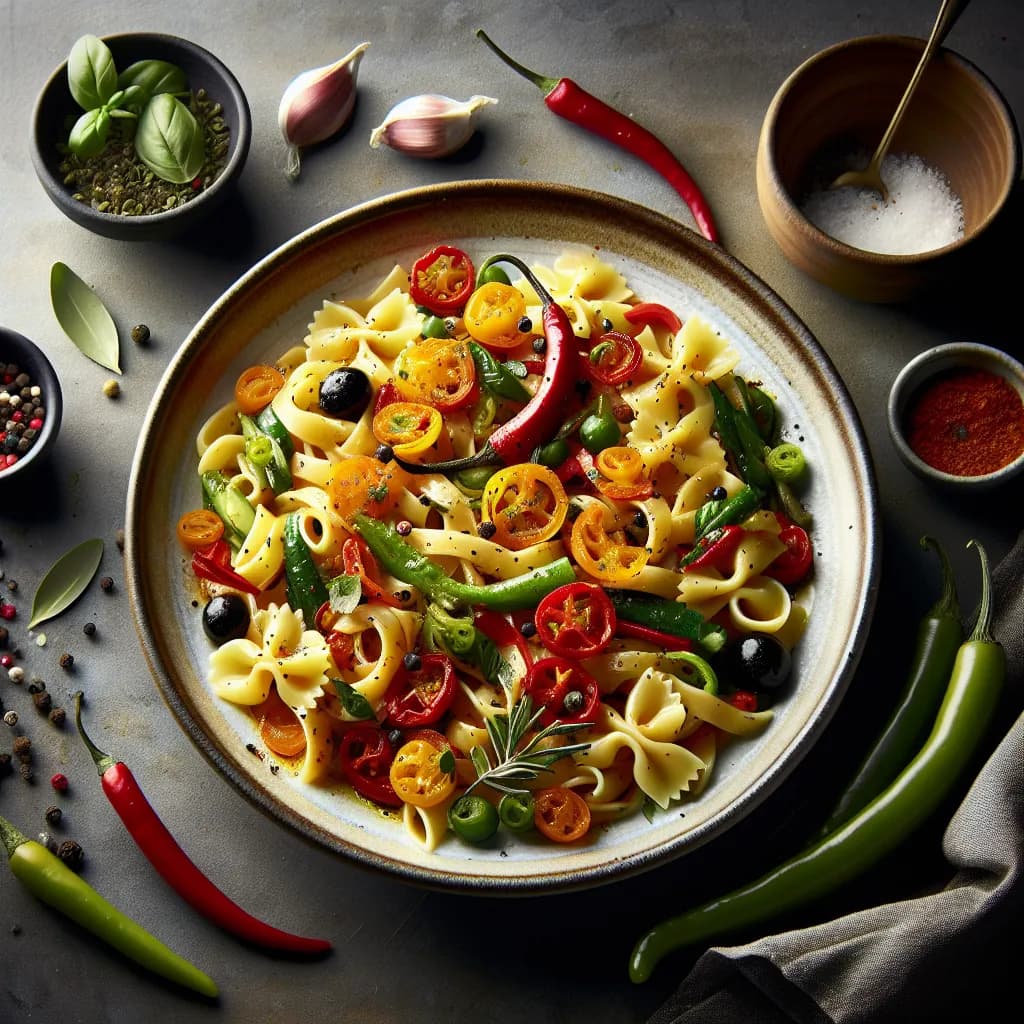 Pasta Piccante con Verdure