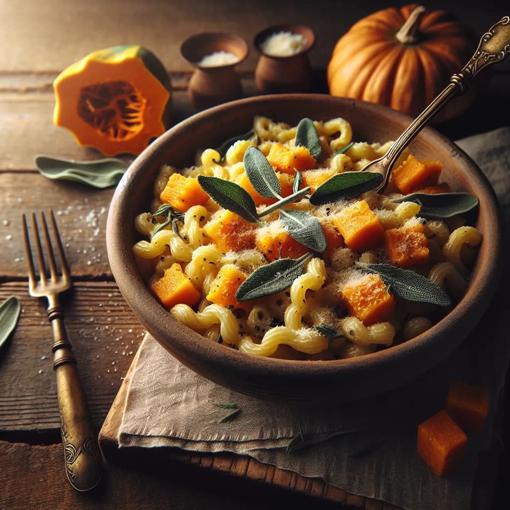 Pasta Risottata con Zucca e Salvia