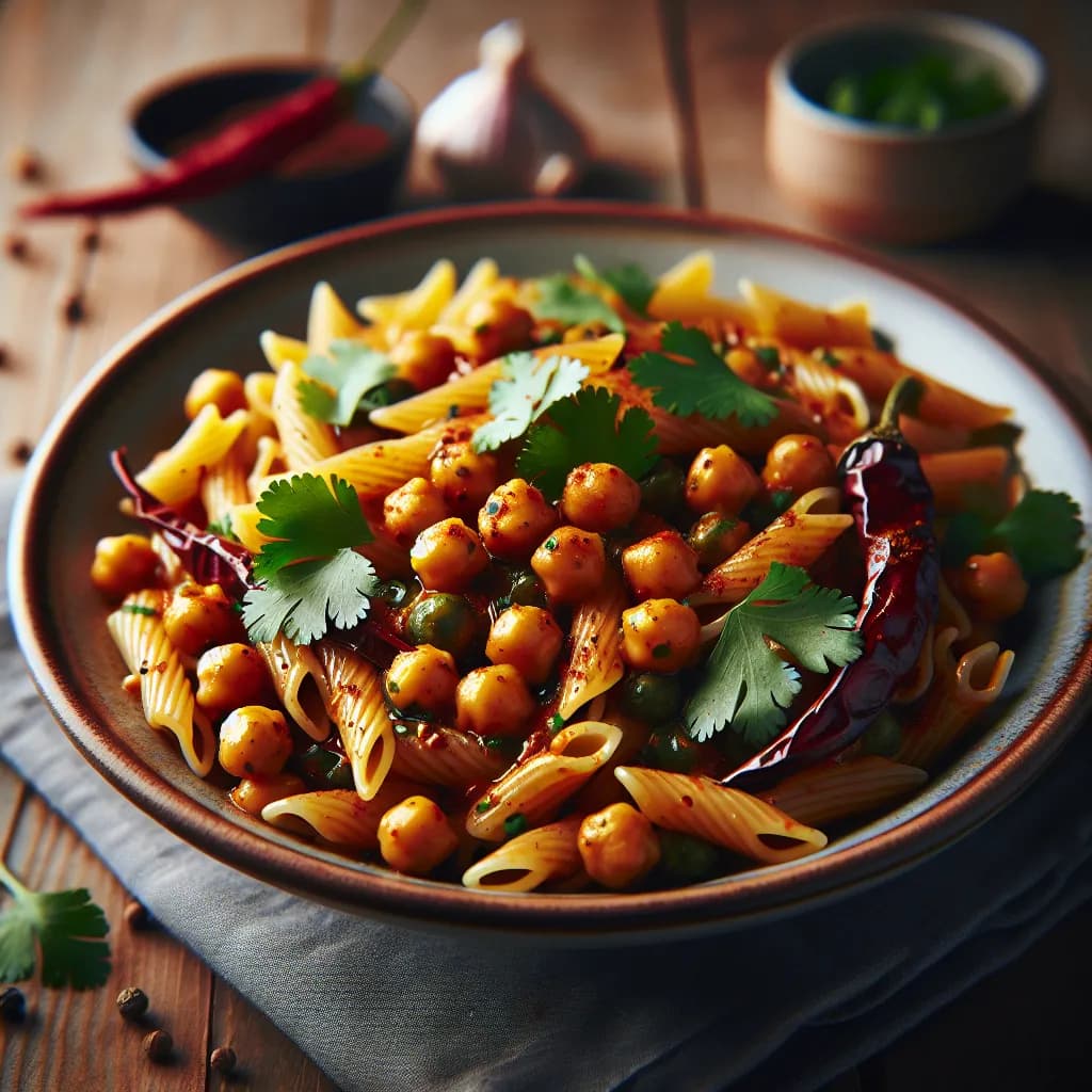 Pasta Speziata con Ceci