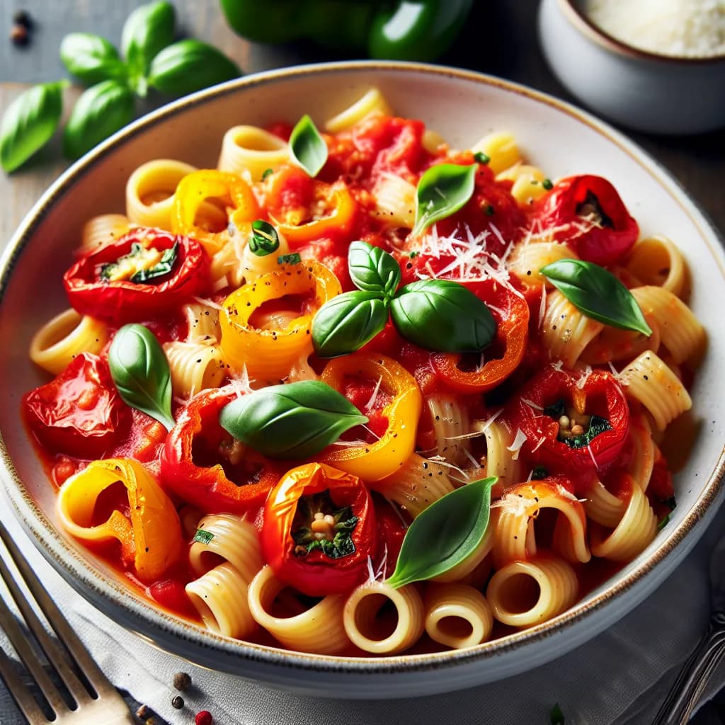 Pasta al Peperone e Pomodoro