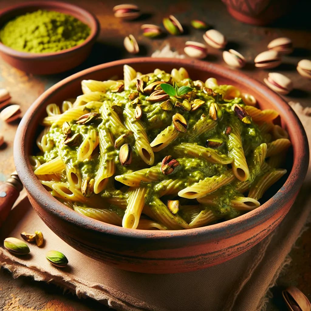 Pasta al Pistacchio e Cacca