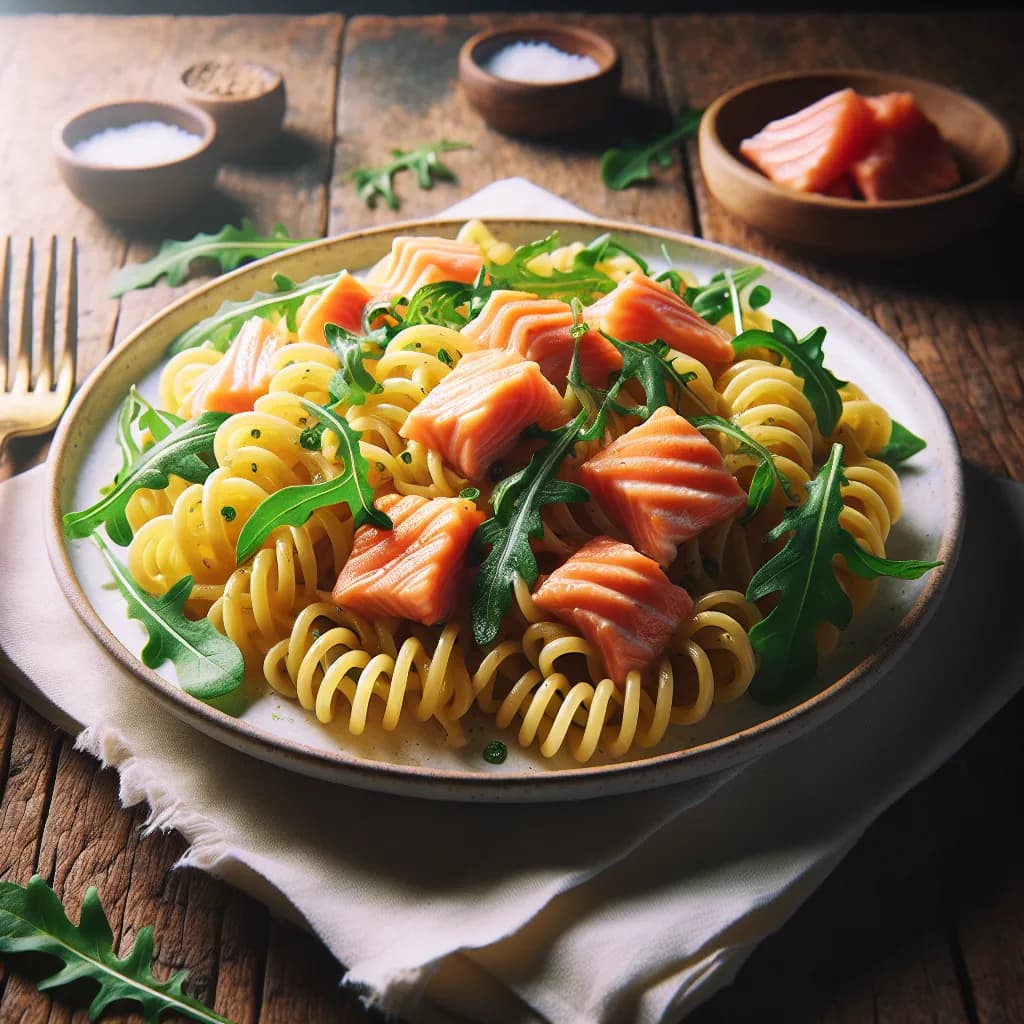 Pasta al Salmone e Rucola