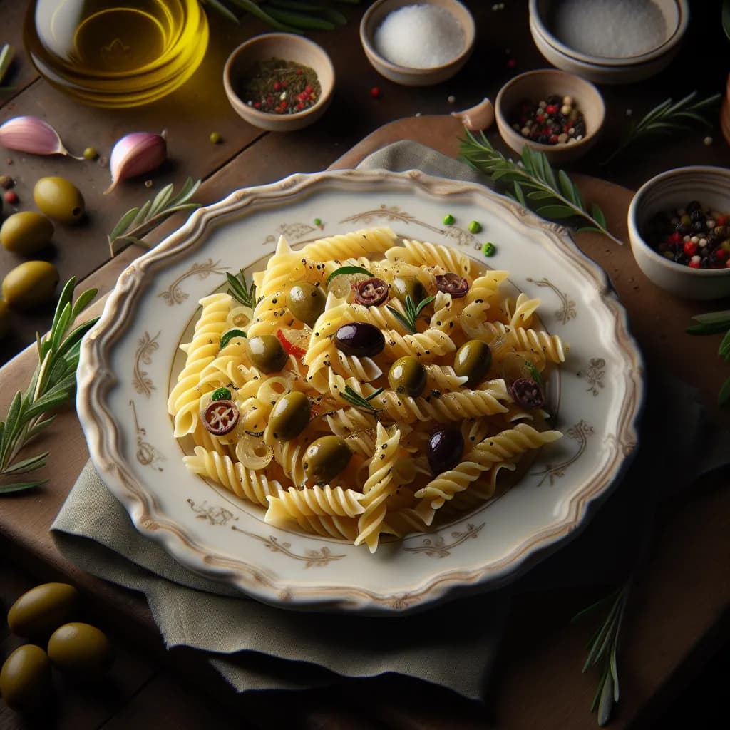 Pasta alle Olive Senza Soia