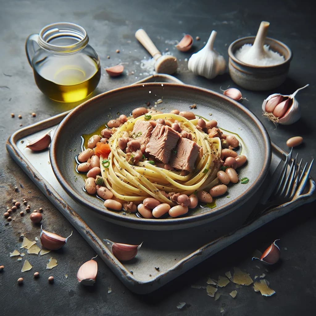 Pasta con Fagioli e Tonno