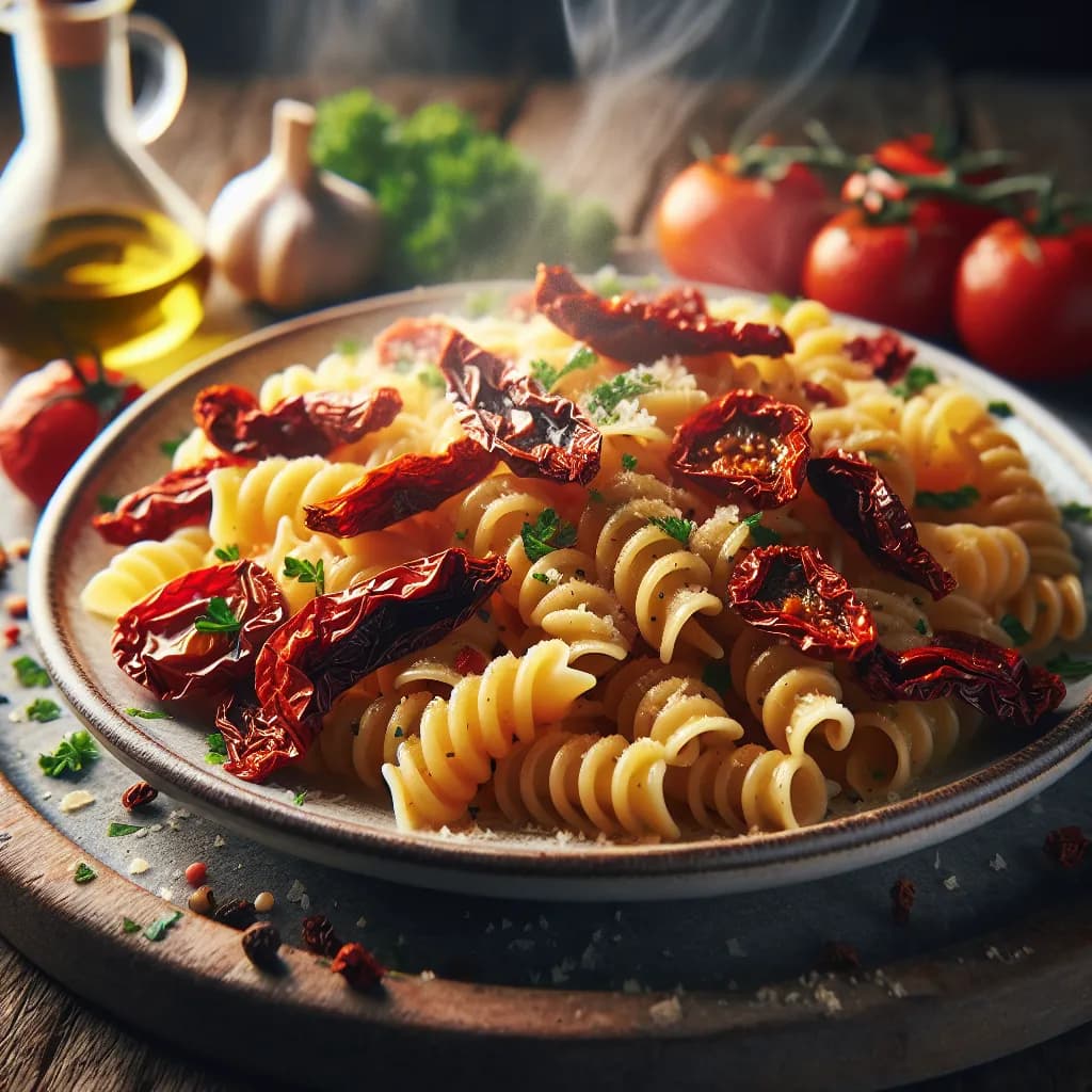 Pasta con Pomodori Secchi