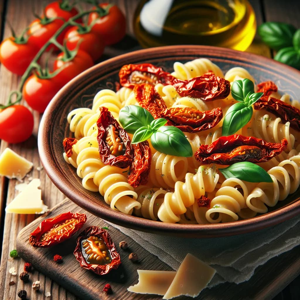 Pasta con Pomodori Secchi