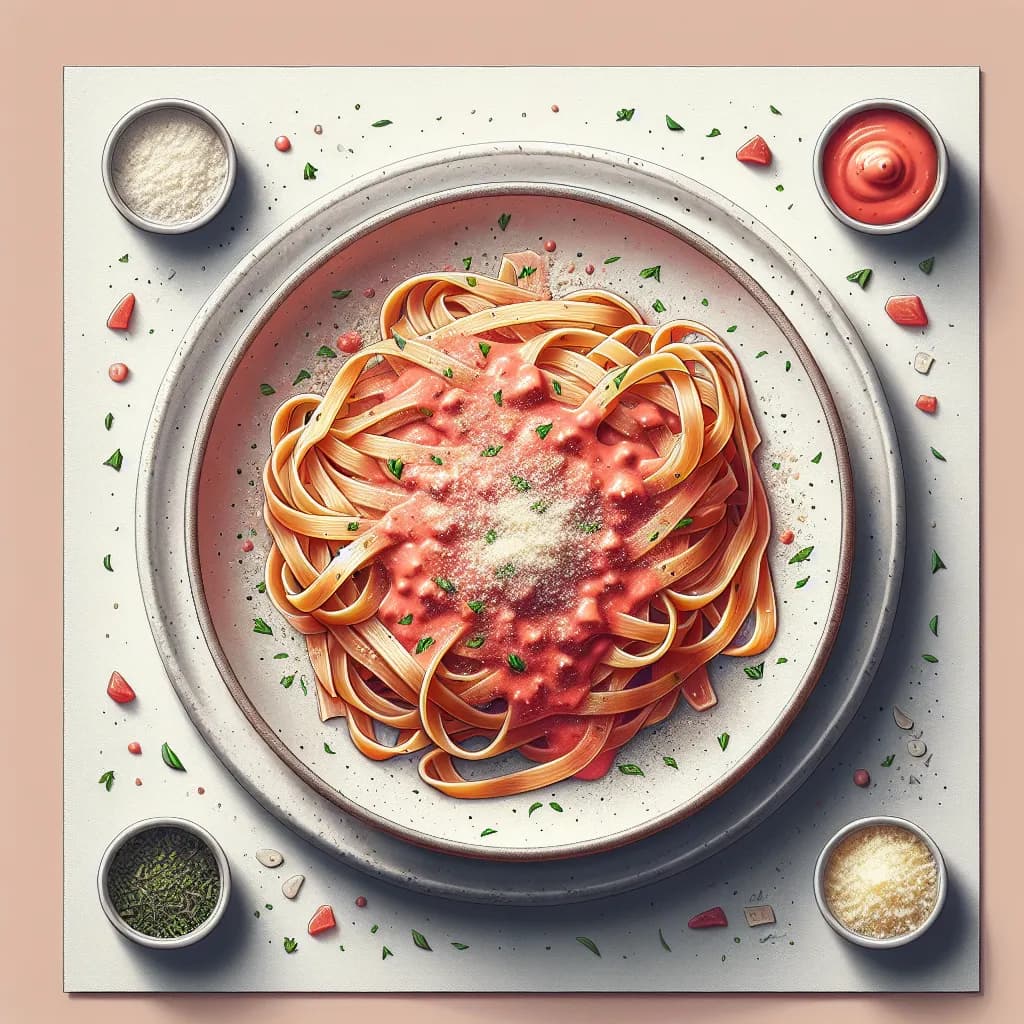 Pasta con Salsa Aurora