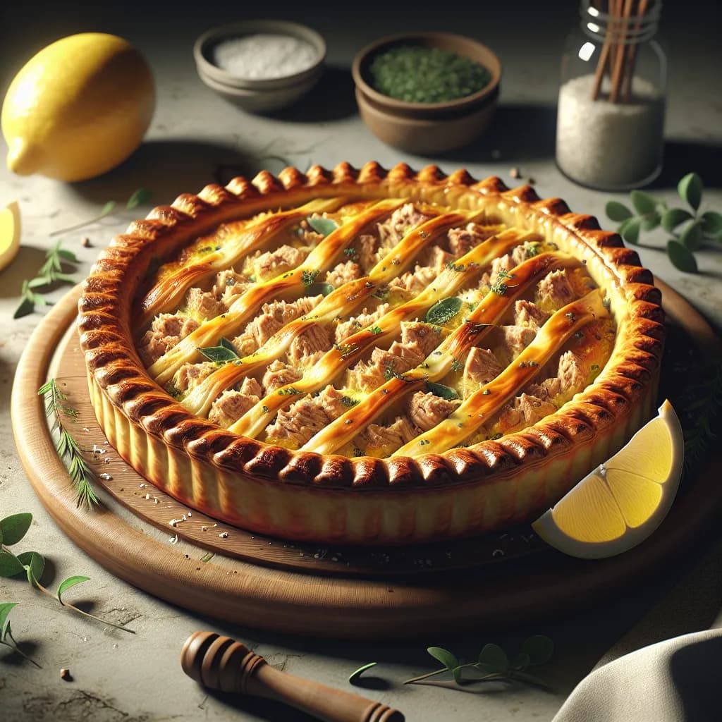 Pastel de Atún y Queso