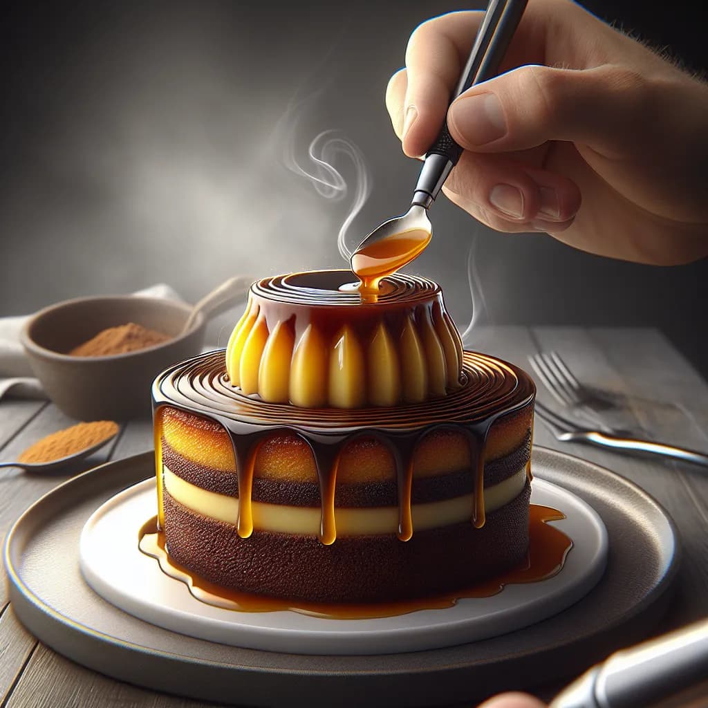 Pastel de Chocolate con Flan