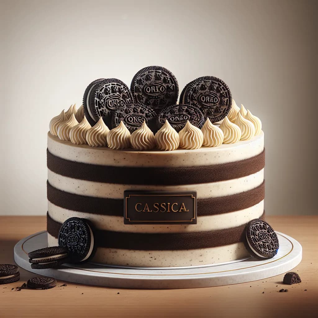Pastel de Oreo Clásico