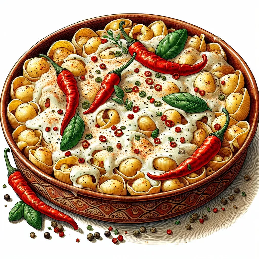 Pasticcio di Orecchiette con Besciamella e Peperoncino