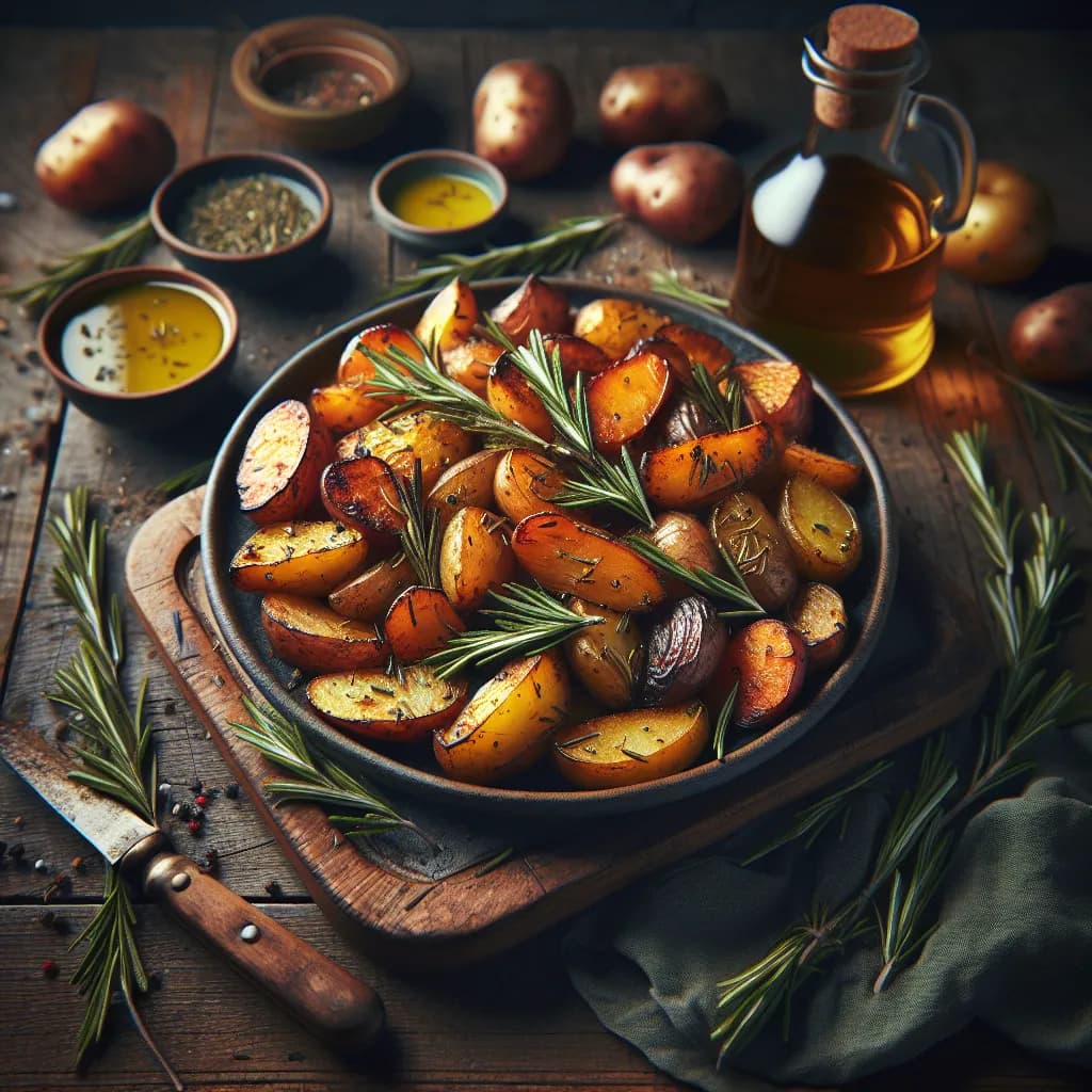 Patate al Forno con Rosmarino